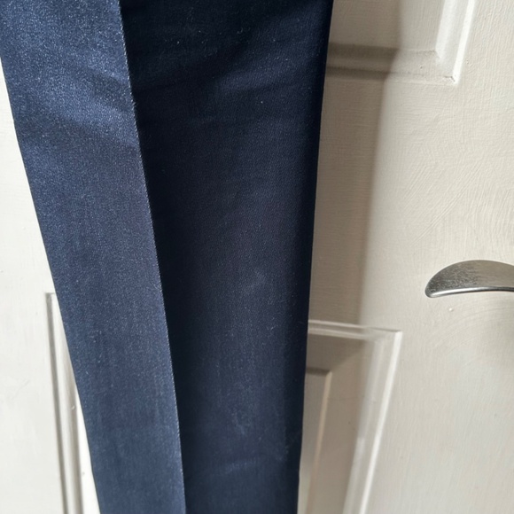 Talbots Curvy Fit High Rise Straight Leg Dress Navy BluePants. Size 2 Petite. - Picture 5 of 14